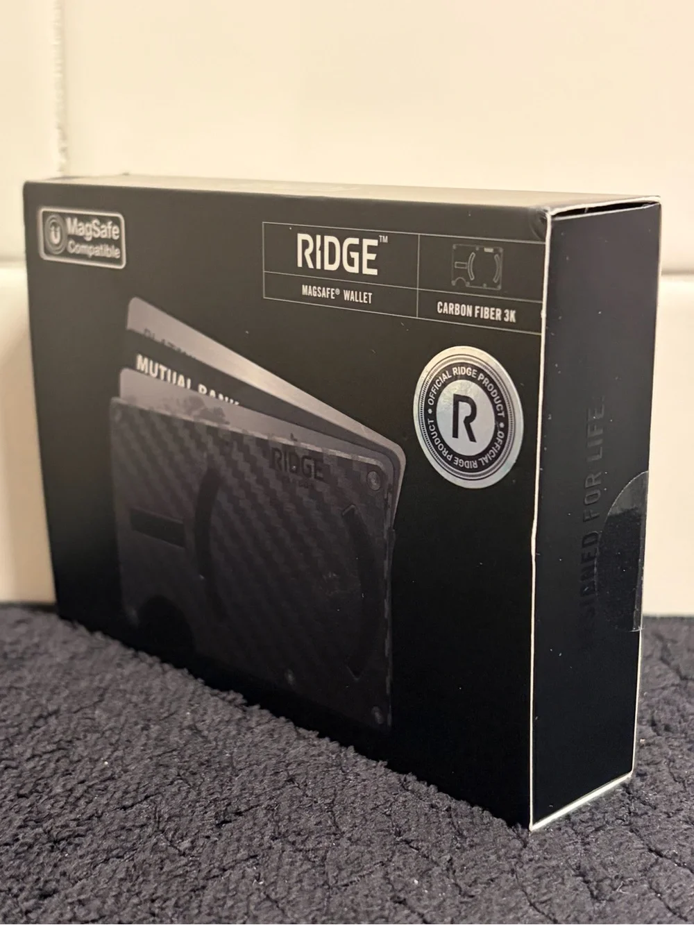 The Ridge Wallet for MagSafe in Carbon Fiber 3K - New/Factory Sealed